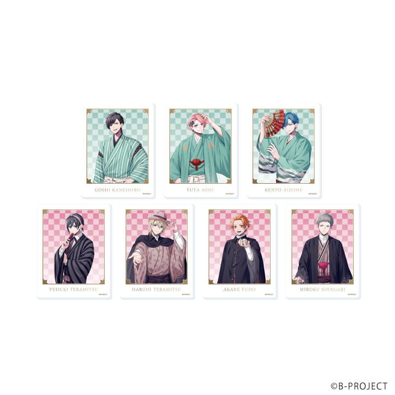 アクリルカード「B-PROJECT」04/コンプリートセット(全7種)(描き下ろしイラスト)