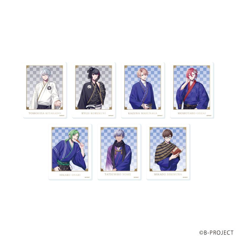 アクリルカード「B-PROJECT」03/コンプリートセット(全7種)(描き下ろしイラスト)