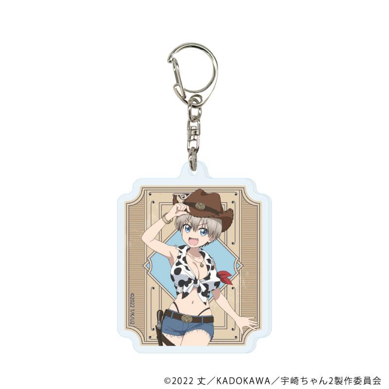 アクリルキーホルダー「宇崎ちゃんは遊びたい！ω」04/カウガールver. コンプリートセット(全5種)(描き下ろしイラスト)