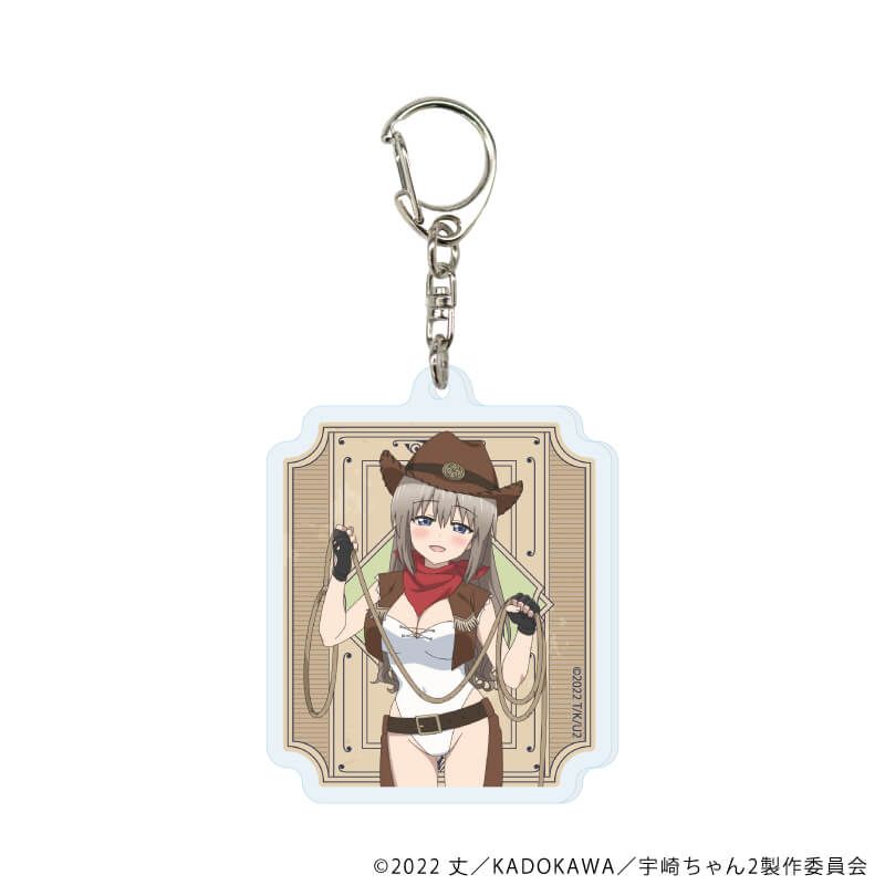 アクリルキーホルダー「宇崎ちゃんは遊びたい！ω」04/カウガールver. コンプリートセット(全5種)(描き下ろしイラスト)