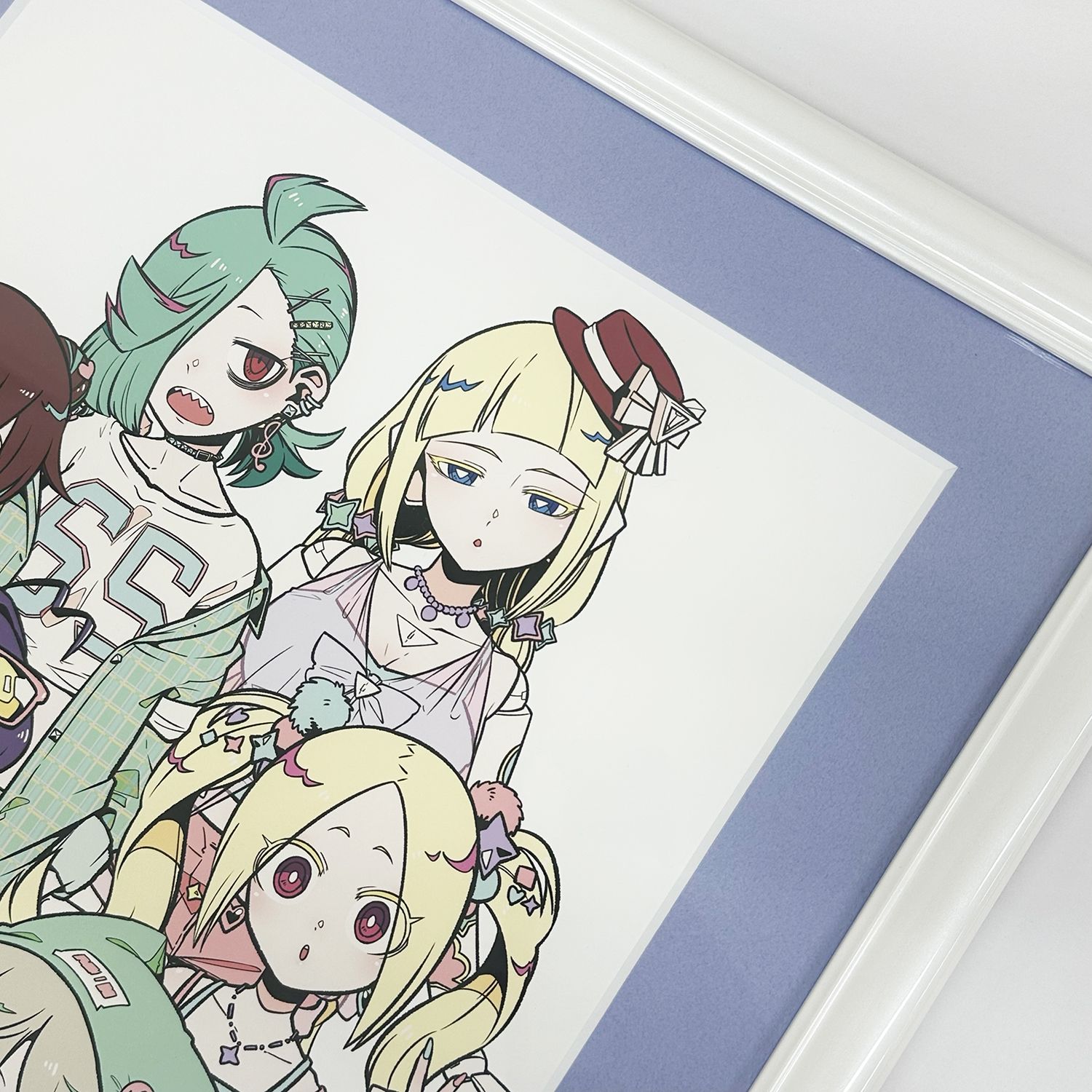 小野中彰大先生描き下ろし直筆サイン・ナンバリング入り 「魔法少女にあこがれて」 MHAK gals!  複製原画 エノルミータver.（魔法少女にあこがれて）