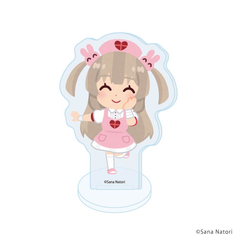 アクリルぷちスタンド「名取さな×いらすとや」01/コンプリートセット(全8種)(描き下ろしイラスト)