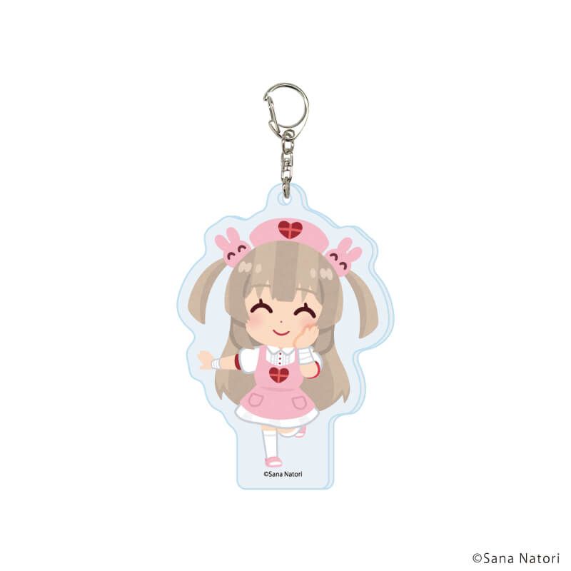 アクリルキーホルダー「名取さな×いらすとや」01/コンプリートセット(全8種)(描き下ろしイラスト)