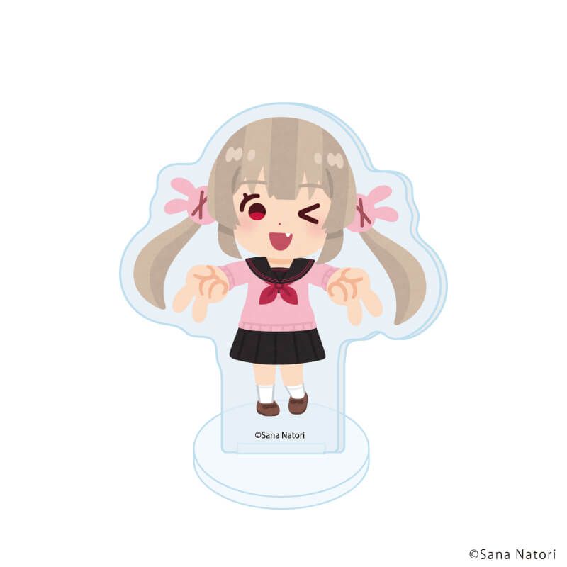 アクリルぷちスタンド「名取さな×いらすとや」01/ブラインド(8種)(描き下ろしイラスト)