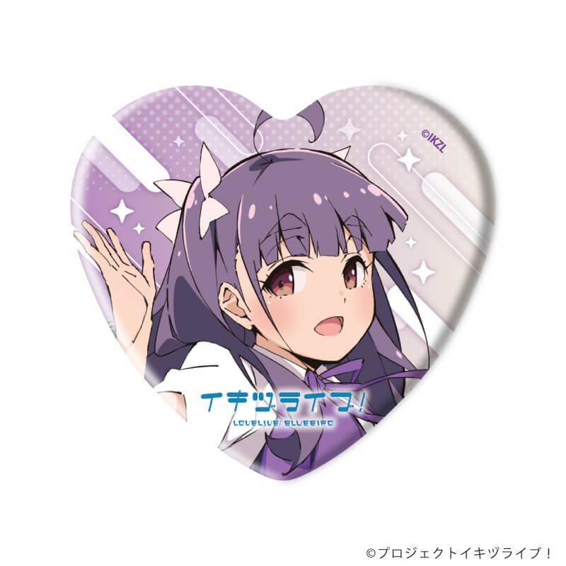 ハート型缶バッジ「イキヅライブ！ LOVELIVE! BLUEBIRD」02/コンプリートセット(全10種)(公式イラスト)