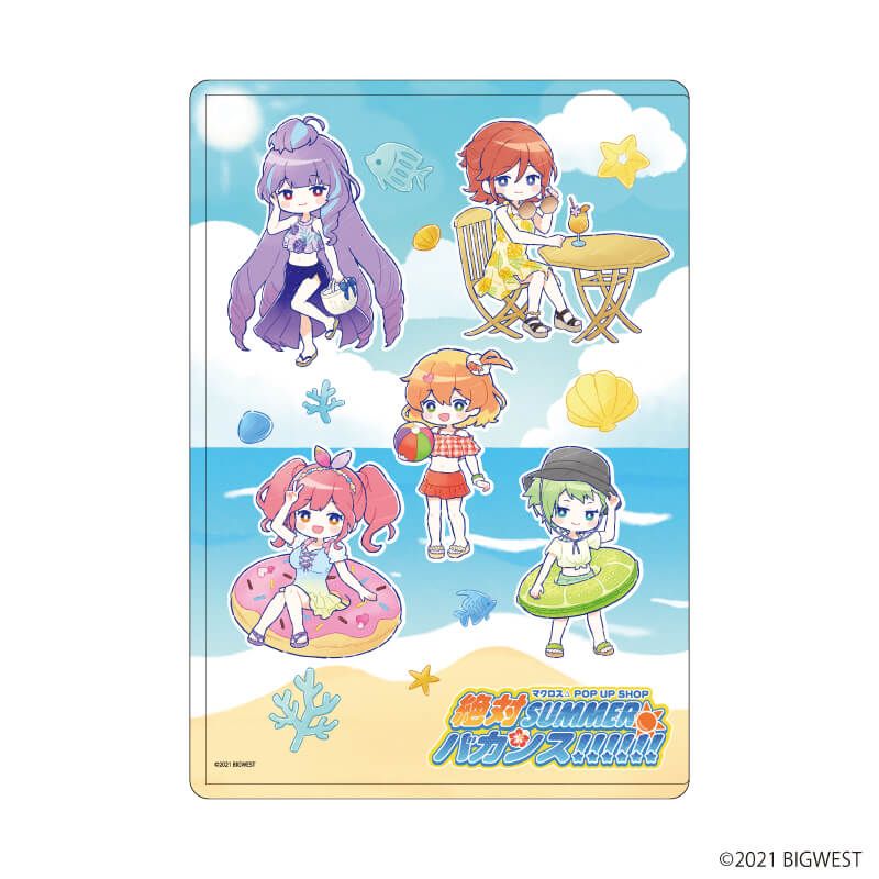 キャラクリアケース「劇場版マクロスΔ 絶対LIVE!!!!!!」07/ワルキューレ バカンスver.(グラフアート)