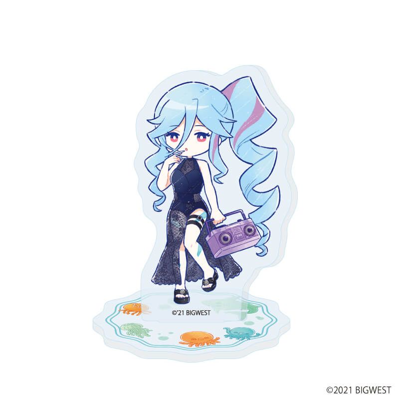 アクリルぷちスタンド「劇場版マクロスΔ 絶対LIVE!!!!!!」10/バカンスver. コンプリートセット(全5種)(グラフアート)