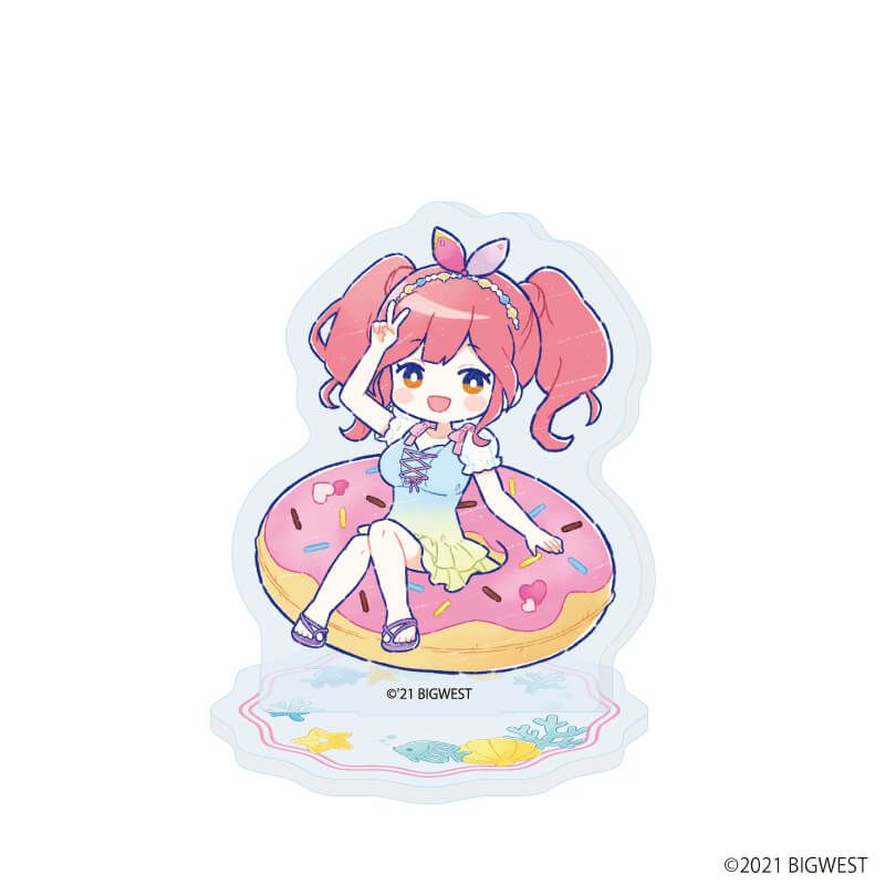 アクリルぷちスタンド「劇場版マクロスΔ 絶対LIVE!!!!!!」09/バカンスver. コンプリートセット(全5種)(グラフアート)