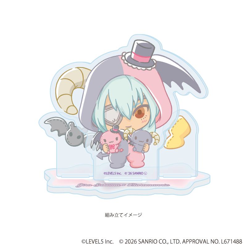 アクリルスタンドプレート「イナズマイレブン×サンリオキャラクターズ」39/佐久間次郎×ルロロマニック(コラボイラスト)