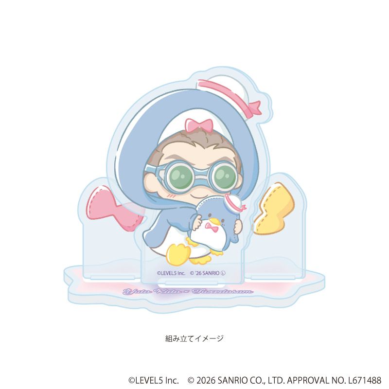 アクリルスタンドプレート「イナズマイレブン×サンリオキャラクターズ」36/鬼道有人×タキシードサム(コラボイラスト)