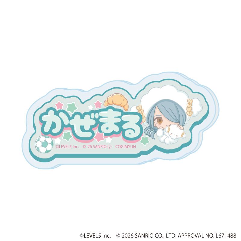 アクリルプレートバッジ「イナズマイレブン×サンリオキャラクターズ」03/コンプリートセット(全10種)(コラボイラスト)