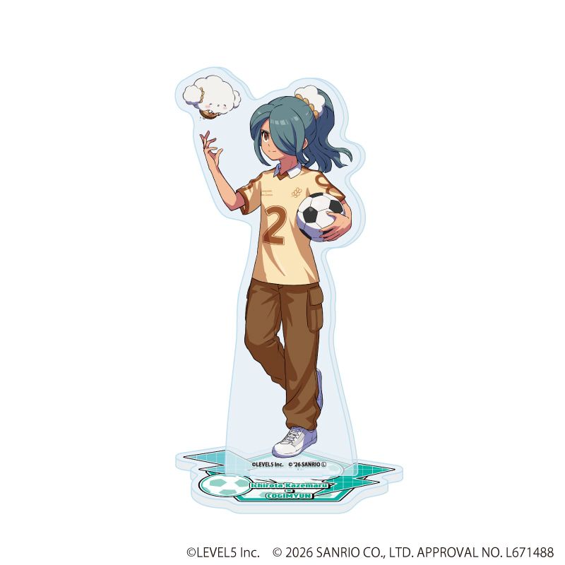 アクリルスタンド「イナズマイレブン×サンリオキャラクターズ」04/風丸一郎太×こぎみゅん(コラボイラスト)