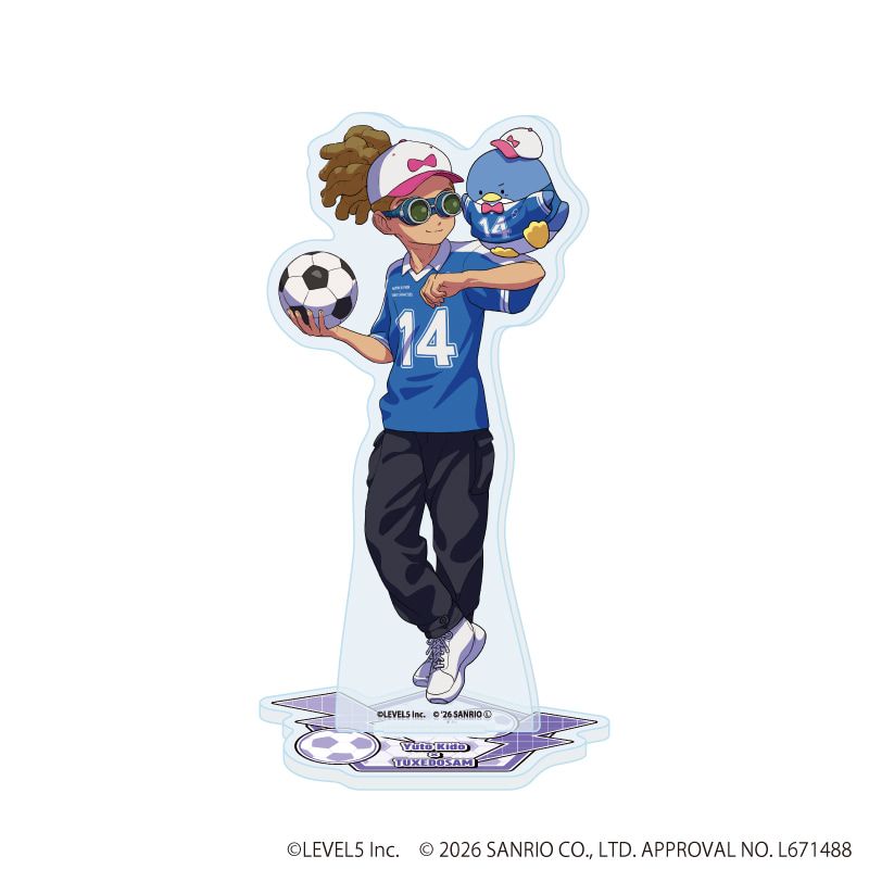 アクリルスタンド「イナズマイレブン×サンリオキャラクターズ」03/鬼道有人×タキシードサム(コラボイラスト)