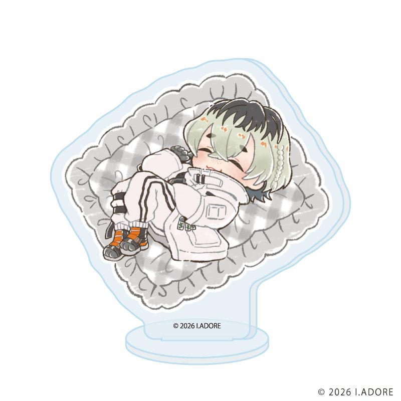 アクリルぷちスタンド「I.ADORE」01/おやすみver. コンプリートセット(全9種)(グラフアートイラスト)