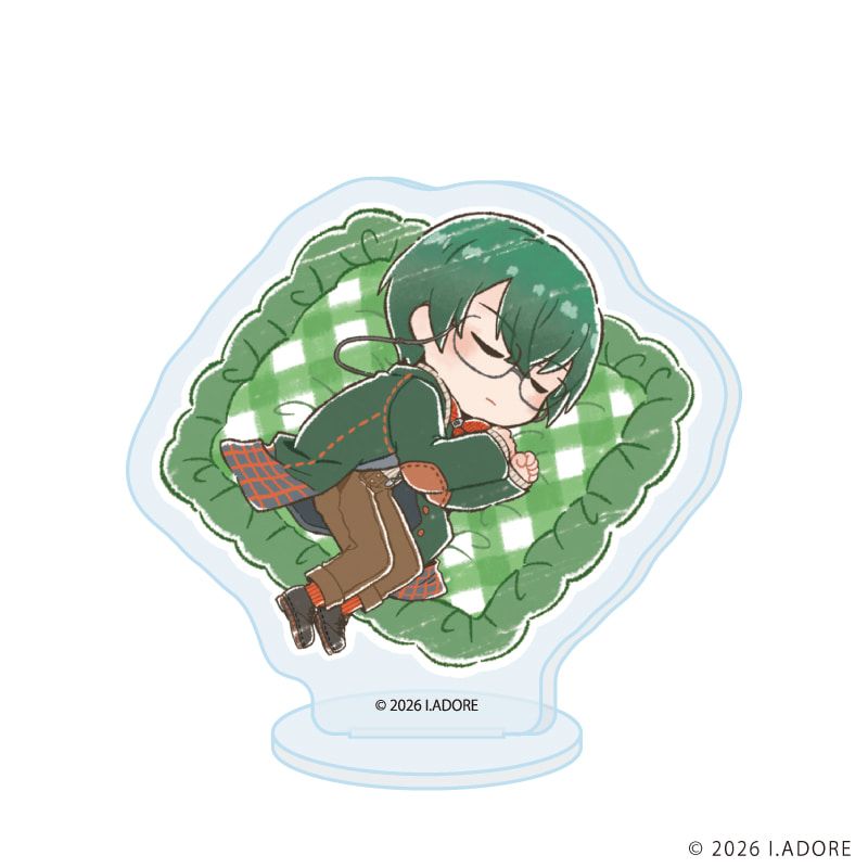 アクリルぷちスタンド「I.ADORE」01/おやすみver. コンプリートセット(全9種)(グラフアートイラスト)