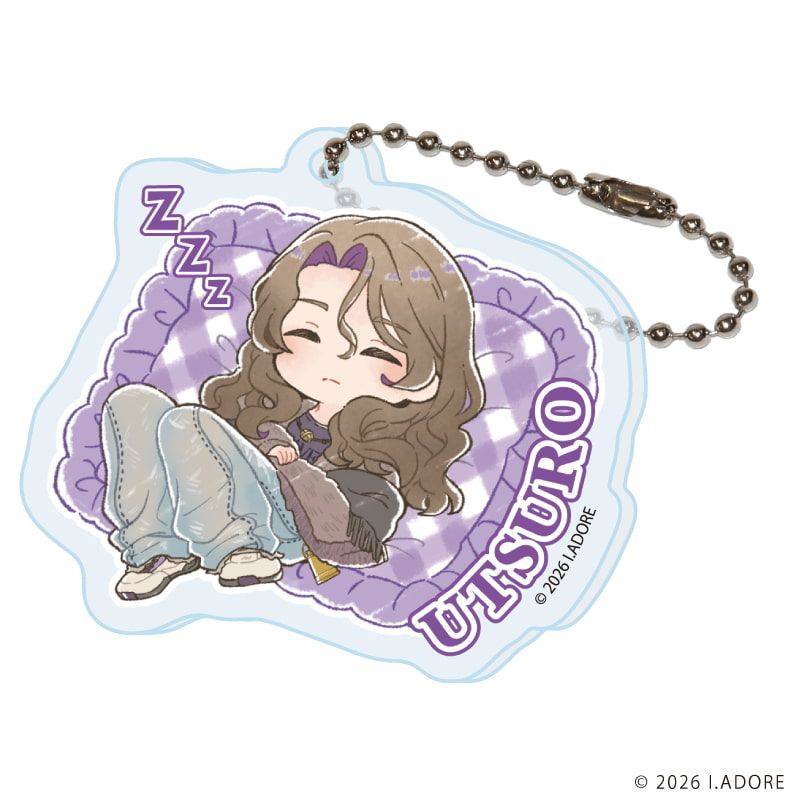 アクリルキーホルダー「I.ADORE」01/おやすみver. コンプリートセット(全9種)(グラフアートイラスト)