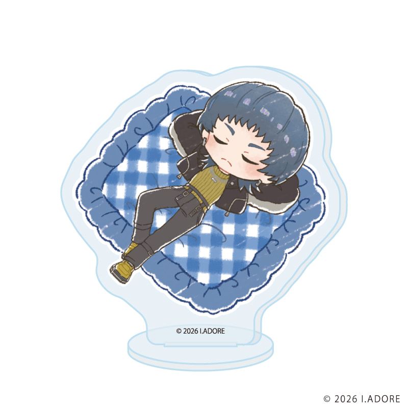 アクリルぷちスタンド「I.ADORE」01/おやすみver. ブラインド(9種)(グラフアートイラスト)