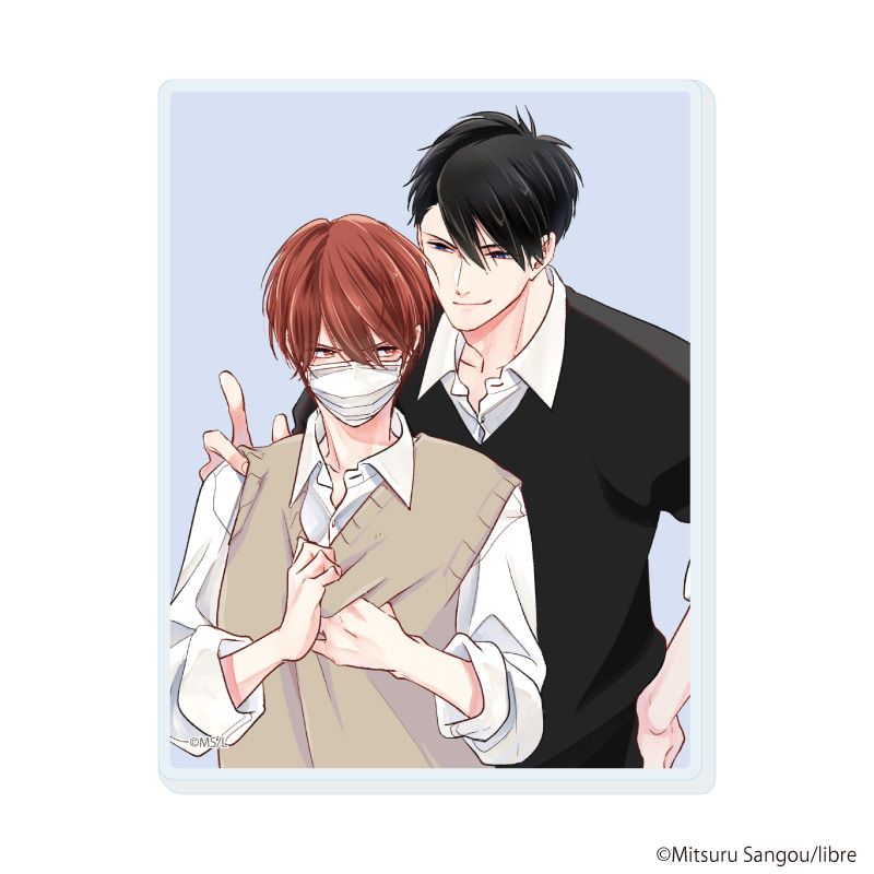 アクリルカード「マスク男子は恋したくないのに」01/コンプリートセット(全6種)(公式&描き下ろしイラスト)
