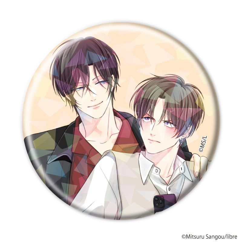 ホログラム缶バッジ「マスク男子は恋したくないのに」01/コンプリートセット(全6種)(公式&描き下ろしイラスト)