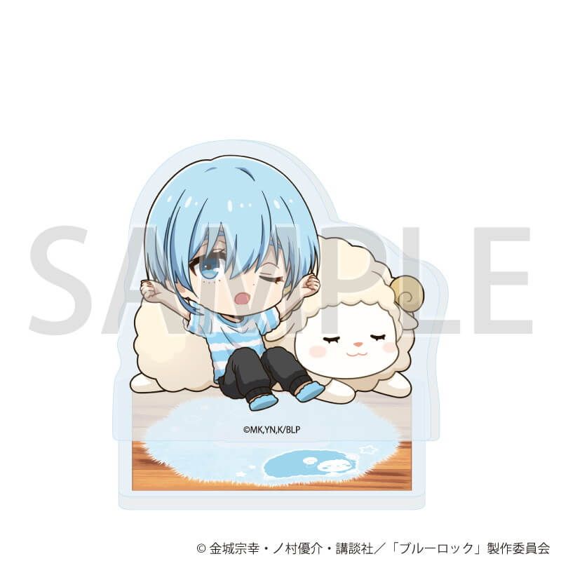 アクリルぷちスタンド「TVアニメ『ブルーロック』」34/アニマルクッションver. コンプリートセット(全9種)(ミニキャライラスト)