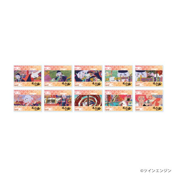 アクリルカード「劇場版モノノ怪 第三章 蛇神」02/コンプリートセット(全10種)(場面写イラスト)