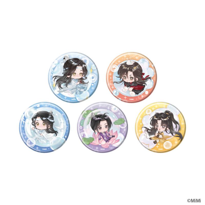 缶バッジ「大河幻想ラジオドラマ「魔道祖師」」07/シャボン玉ver. コンプリートセット(全5種)(描き下ろしイラスト)