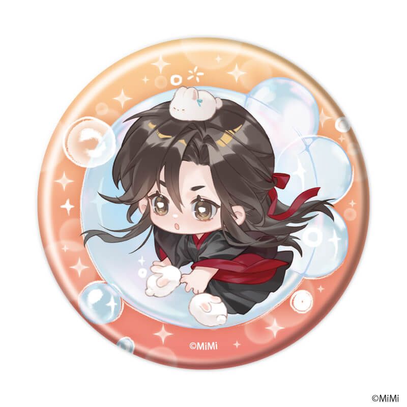 缶バッジ「大河幻想ラジオドラマ「魔道祖師」」07/シャボン玉ver. コンプリートセット(全5種)(描き下ろしイラスト)
