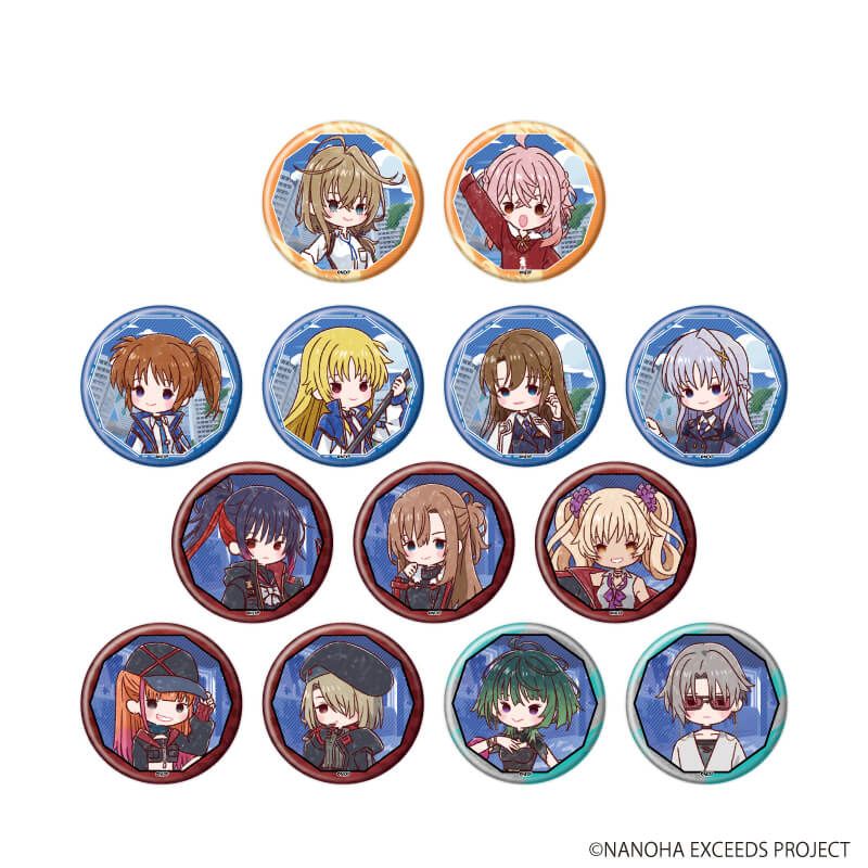 缶バッジ「魔法少女リリカルなのは EXCEEDS Gun Blaze Vengeance」03/コンプリートセット(全13種)(グラフアート)