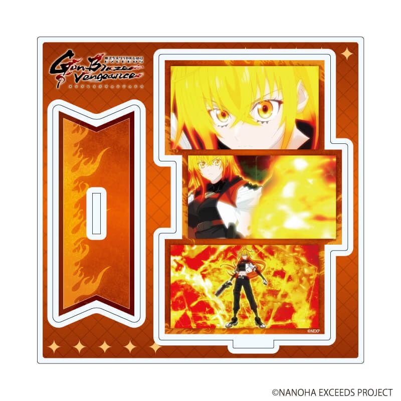 アクリルスタンドプレート「魔法少女リリカルなのは EXCEEDS Gun Blaze Vengeance」01/久瀬シイナ(場面写イラスト)