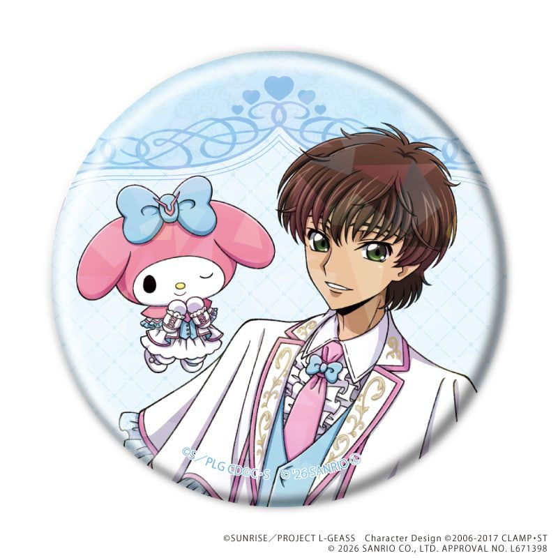 ホログラム缶バッジ(57mm)「コードギアス×サンリオキャラクターズ」01