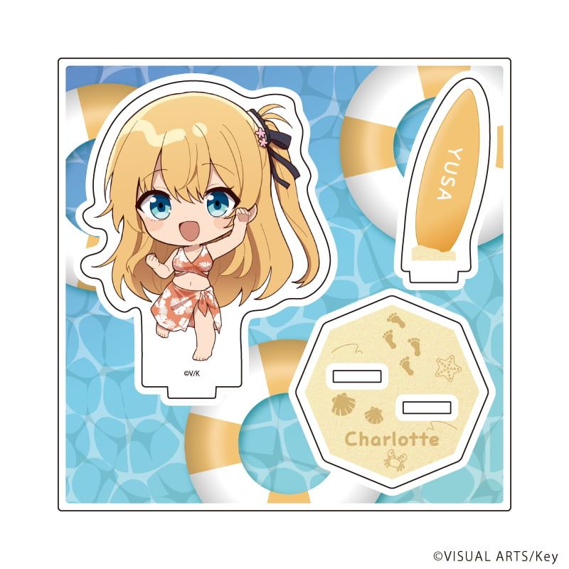 アクリルスタンドプレート「Angel Beats!＆Charlotte」09/西森 柚咲(ミニキャライラスト)