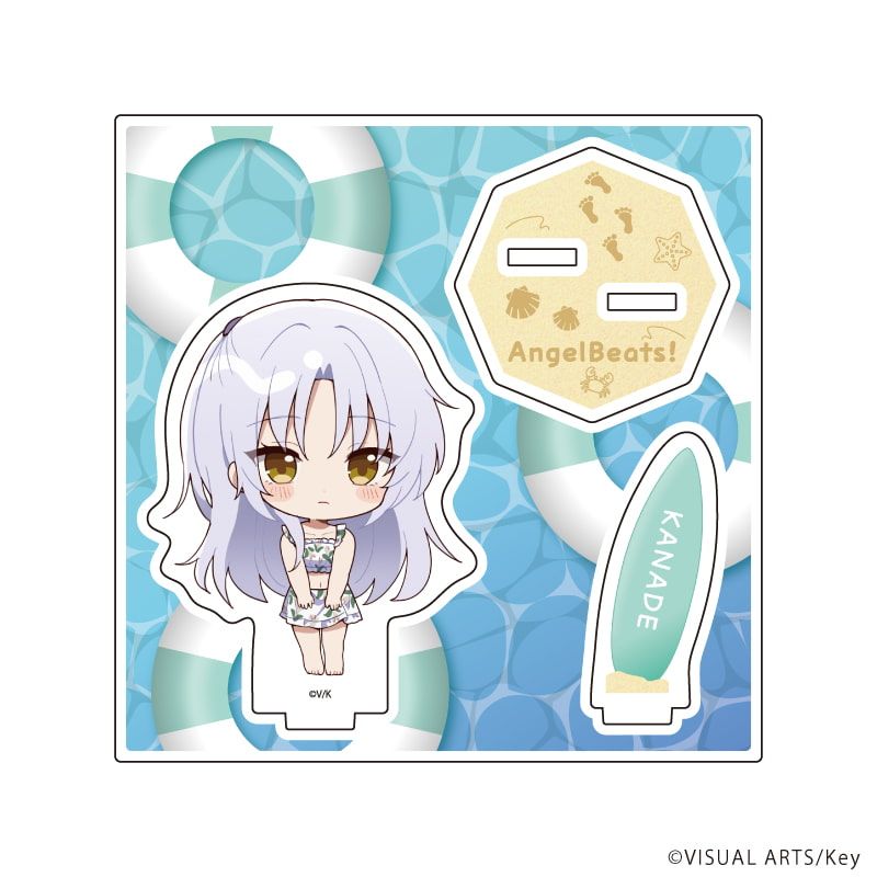 アクリルスタンドプレート「Angel Beats!＆Charlotte」09/立華 かなで(ミニキャライラスト)