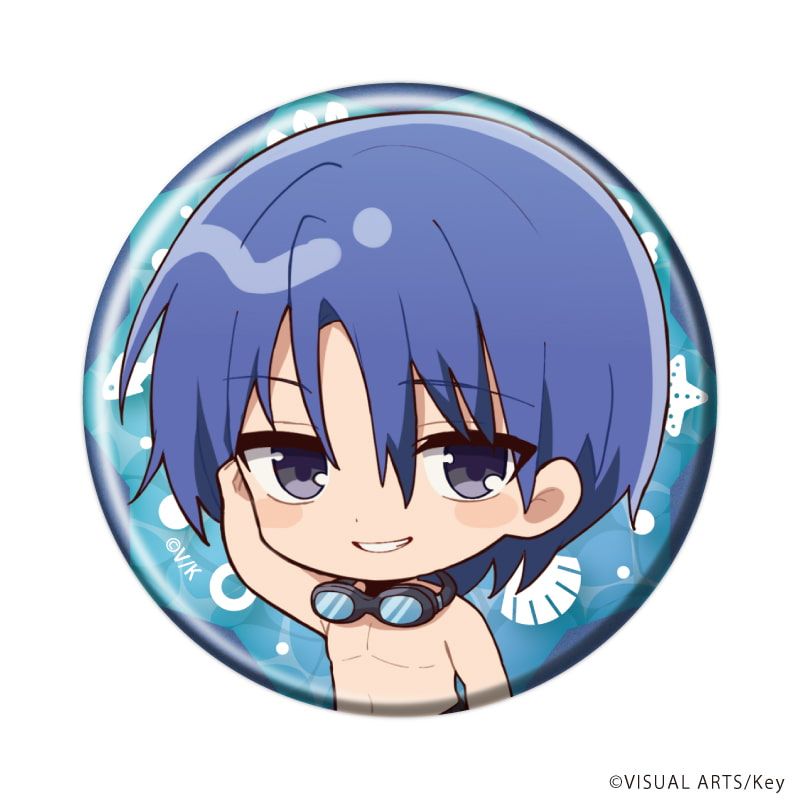 缶バッジ「Angel Beats!＆Charlotte」03/ブラインド(5種)An(ミニキャライラスト)
