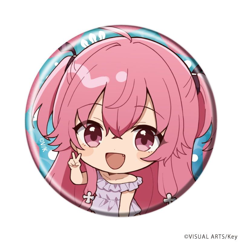 缶バッジ「Angel Beats!＆Charlotte」03/ブラインド(5種)An(ミニキャライラスト)