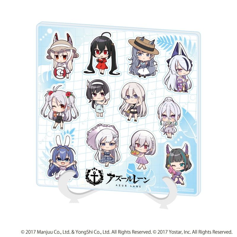 アクリルアートボード「アズールレーン」01/サマードレスver.(ミニキャライラスト)