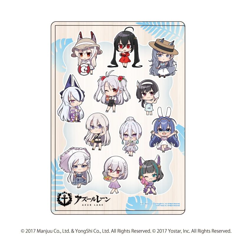 キャラクリアケース「アズールレーン」01/サマードレスver.(ミニキャライラスト)