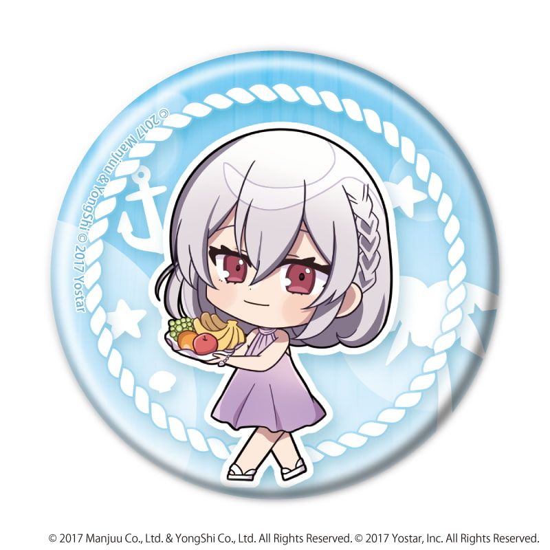 缶バッジ「アズールレーン」01/サマードレスver. コンプリートセット(全12種)(ミニキャライラスト)
