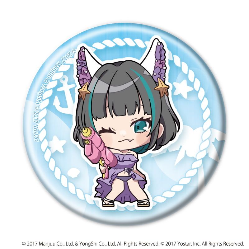 缶バッジ「アズールレーン」01/サマードレスver. コンプリートセット(全12種)(ミニキャライラスト)