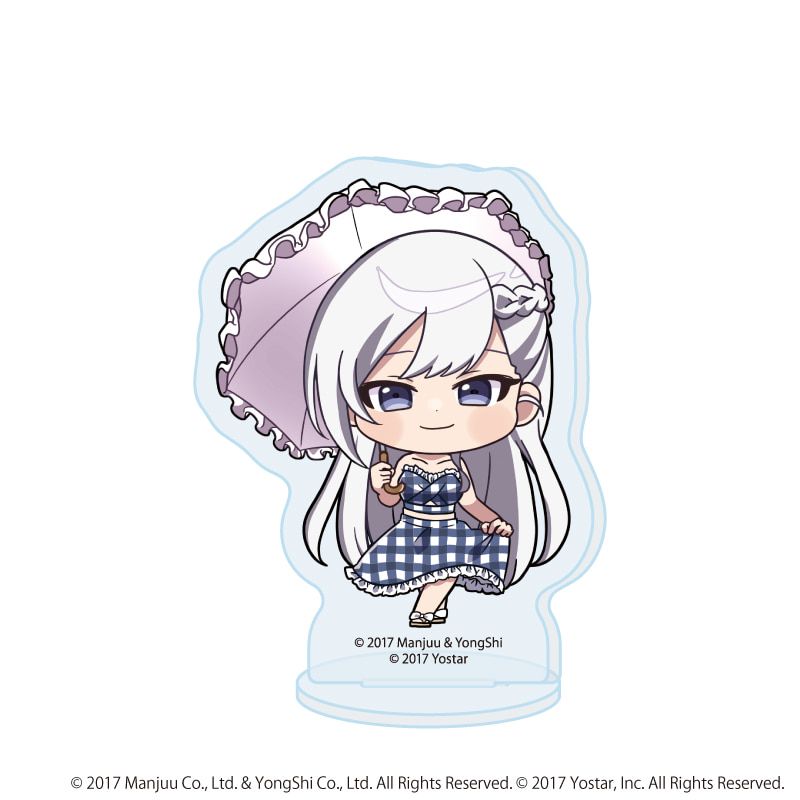 アクリルぷちスタンド「アズールレーン」01/サマードレスver. ブラインド(12種)(ミニキャライラスト)
