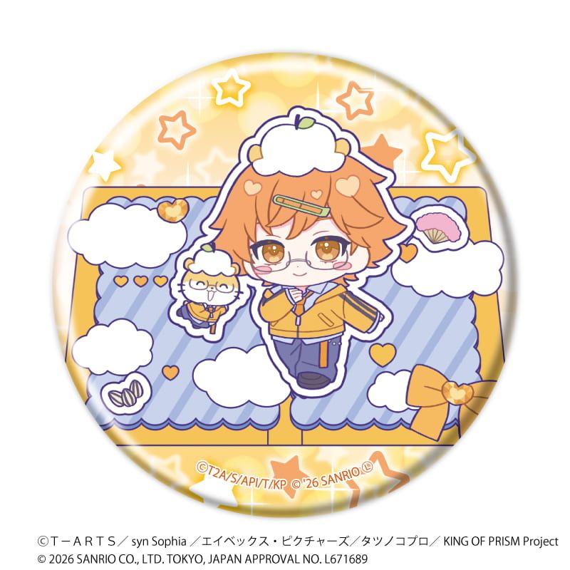 缶バッジ「KING OF PRISM 10th ANNIVERSARY×サンリオキャラクターズ