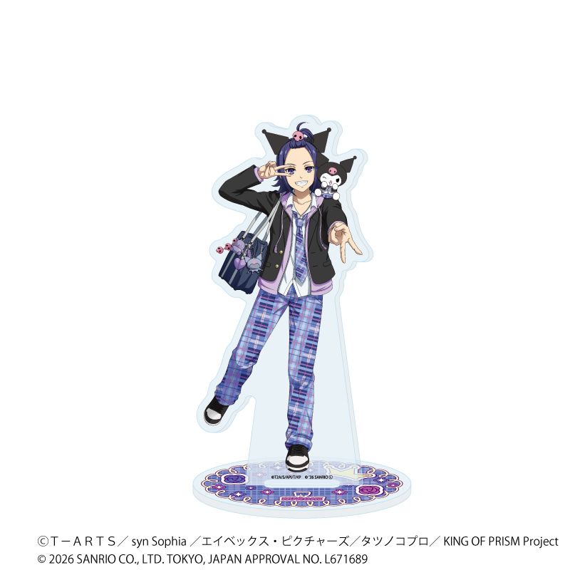 アクリルスタンド「KING OF PRISM 10th ANNIVERSARY×サンリオキャラクターズ」17/涼野ユウ×クロミ