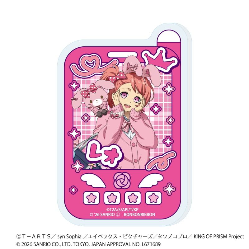 アクリルプレートバッジ「KING OF PRISM 10th ANNIVERSARY×サンリオキャラクターズ」02/ブラインド(10種)
