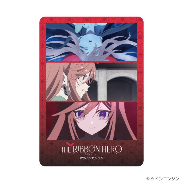 ダイカットステッカー「THE RIBBON HERO リボンヒーロー」02/サファイア（私服）(場面写イラスト)