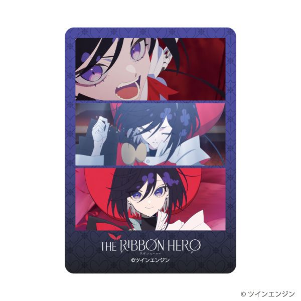 ダイカットステッカー「THE RIBBON HERO リボンヒーロー」01/サファイア（リボンの騎士）(場面写イラスト)