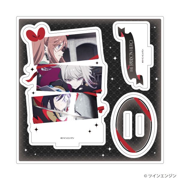 アクリルスタンドプレート「THE RIBBON HERO リボンヒーロー」06/F(場面写イラスト)