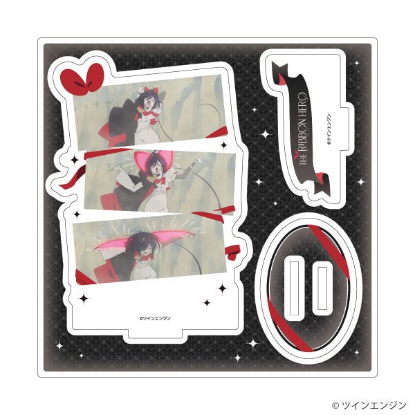 アクリルスタンドプレート「THE RIBBON HERO リボンヒーロー」04/D(場面写イラスト)