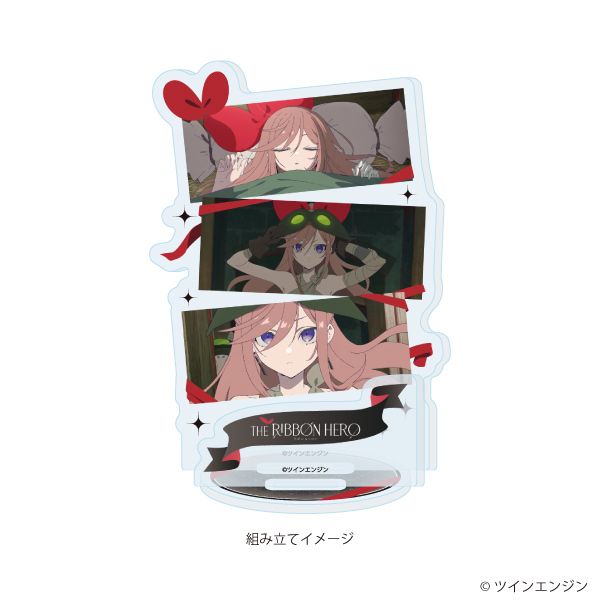 アクリルスタンドプレート「THE RIBBON HERO リボンヒーロー」02/B(場面写イラスト)