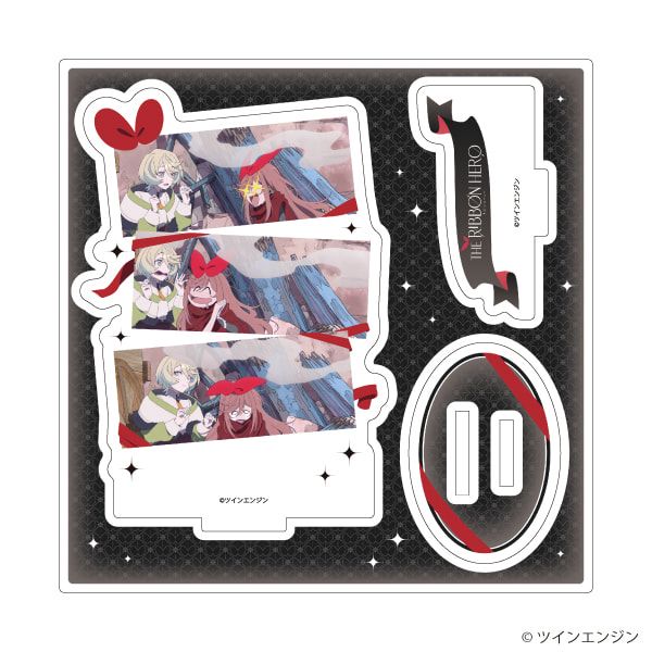 アクリルスタンドプレート「THE RIBBON HERO リボンヒーロー」01/A(場面写イラスト)