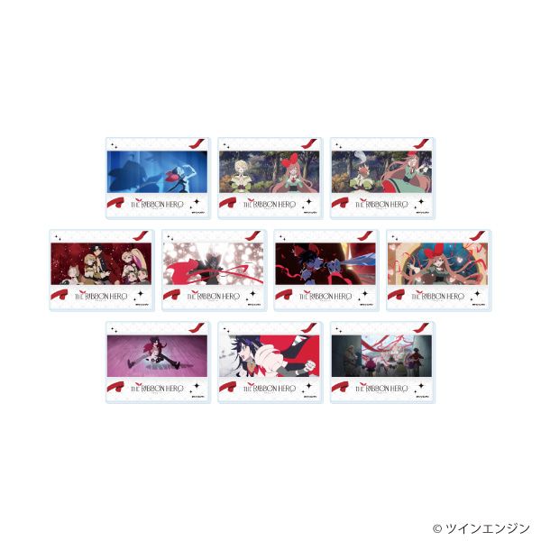 アクリルカード「THE RIBBON HERO リボンヒーロー」03/コンプリートセット(全10種)(場面写イラスト)