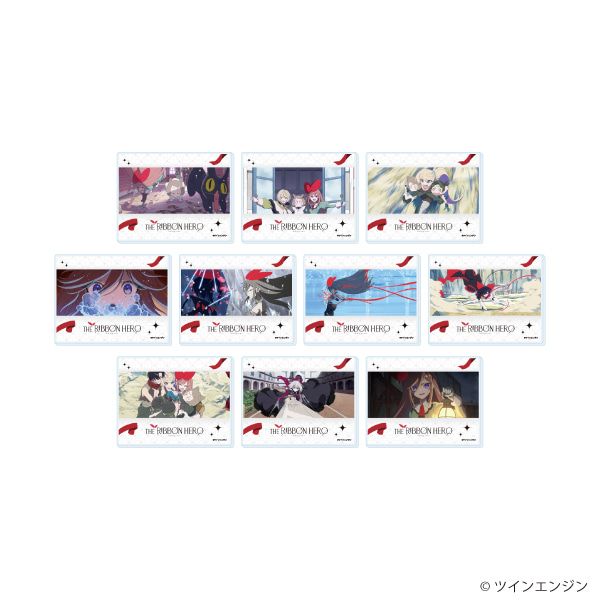 アクリルカード「THE RIBBON HERO リボンヒーロー」02/コンプリートセット(全10種)(場面写イラスト)